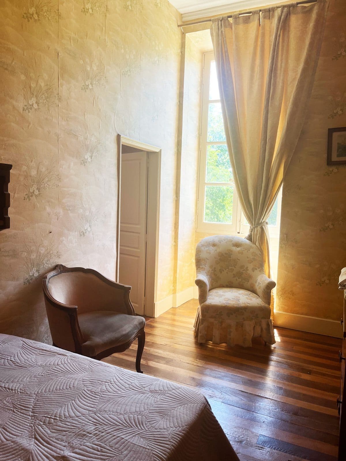 Chambre du logis, lumière du matin